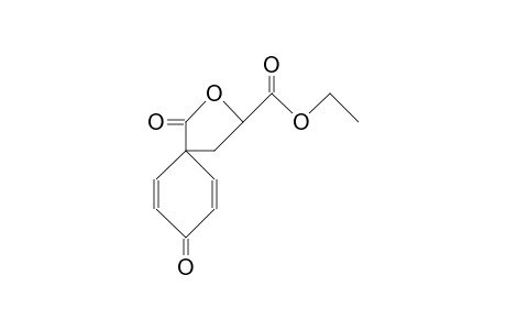 1,8-DIOXO-2-OXASPIRO-[4,5]-DECA-6,9-DIEN-3-CARBONSAEUREETHYLESTER