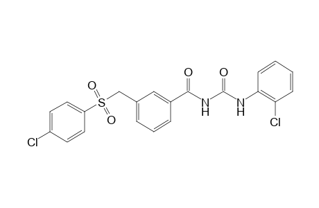 1-(o-chlorophenyl)-3-{alpha-[(p-chlorophenyl)sulfonyl]-m-toluoyl}urea