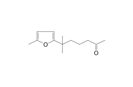 2-Heptanone, 6-methyl-6-(5-methyl-2-furanyl)-