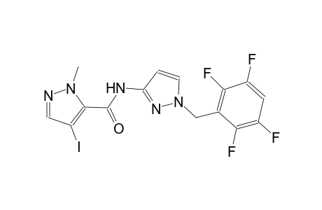 4-iodo-1-methyl-N-[1-(2,3,5,6-tetrafluorobenzyl)-1H-pyrazol-3-yl]-1H-pyrazole-5-carboxamide