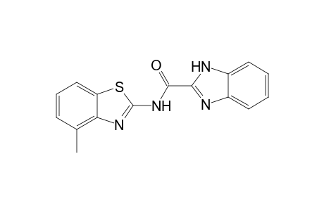 2-(4-Methylbenzothiazolyl)carbamoylbenzimidazole