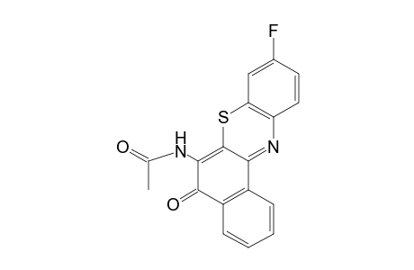 N-(9-fluoro-5-oxo-5H-benzo[a]phenothiazin-6-yl)acetamide