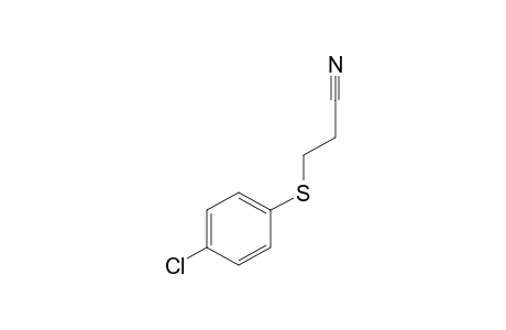 3-[(p-chlorophenyl)thio]propionitrile