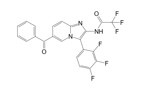 2,2,2-tris(fluoranyl)-N-[6-(phenylcarbonyl)-3-[2,3,4-tris(fluoranyl)phenyl]imidazo[1,2-a]pyridin-2-yl]ethanamide