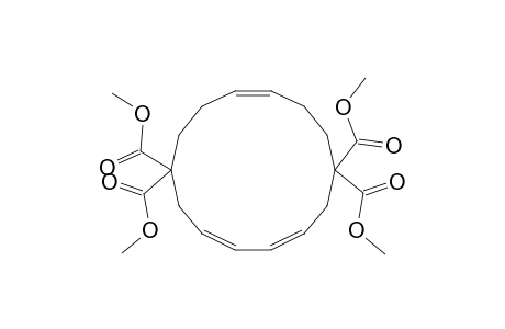 (1Z,3E,9E)-6,6,13,13-TETRACARBOMETHOXY-1,3,9-CYCLOTETRADECATRIENE