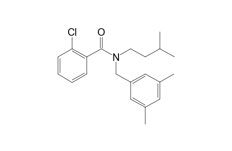 Benzamide, 2-chloro-N-(3,5-dimethylbenzyl)-N-(3-methylbutyl)-