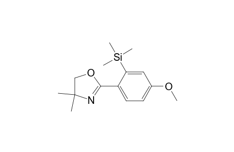 2-(4-Methoxy-2-(trimethylsilyl)phenyl)-4,4-dimethyl-2-oxazoline