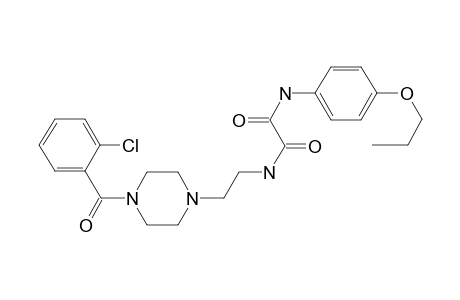 N-[2-[4-(2-chlorobenzoyl)piperazin-1-yl]ethyl]-N'-(4-propoxyphenyl)oxamide