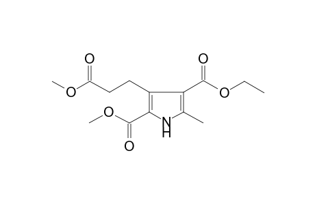 4-Ethyl 2-methyl 3-(3-methoxy-3-oxopropyl)-5-methyl-1H-pyrrole-2,4-dicarboxylate