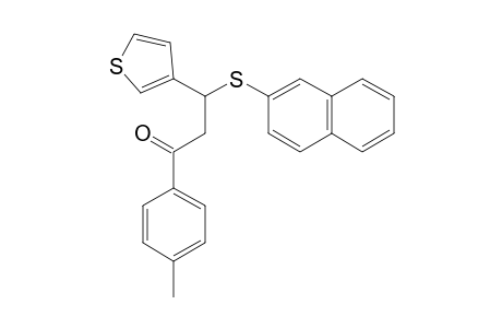 4'-methyl-3-[(2-naphthyl)thio]-3-(3-thienyl)propiophenone