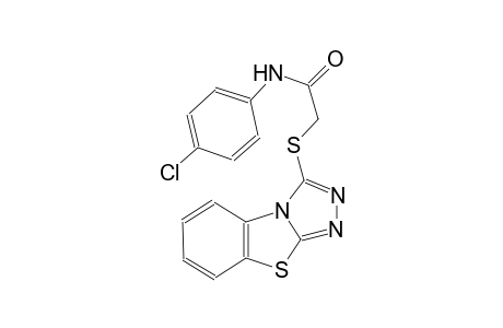 acetamide, N-(4-chlorophenyl)-2-([1,2,4]triazolo[3,4-b]benzothiazol-3-ylthio)-