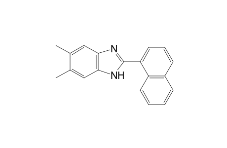 5,6-dimethyl-2-(1-naphthyl)benzimidazole