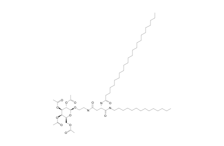 N(4)-[2-O-(2,3,4,6-TETRA-O-ACETYL-BETA-D-GALACTOPYRANOSYL)-ETHYL]-N(2)-TETRACOSANOYL-L-ASPARAGINE-TETRADECYLAMIDE