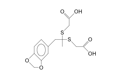 {[alpha-methyl-3,4-(methylenedioxy)phenethylidene]dithio}diacetic acid