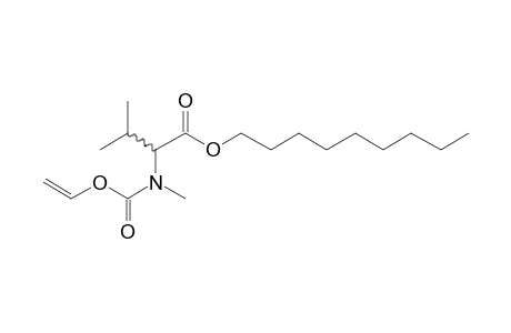 dl-Valine, N-methyl-N-(vinyloxycarbonyl)-, nonyl ester