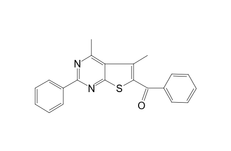 (4,5-Dimethyl-2-phenylthieno[2,3-d]pyrimidin-6-yl)(phenyl)methanone