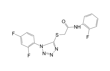 acetamide, 2-[[1-(2,4-difluorophenyl)-1H-tetrazol-5-yl]thio]-N-(2-fluorophenyl)-