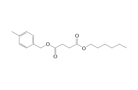 Succinic acid, hexyl 4-methylbenzyl ester