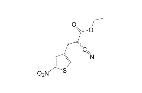 alpha-cyano-5-nitro-3-thiopheneacrylic acid, ethyl ester