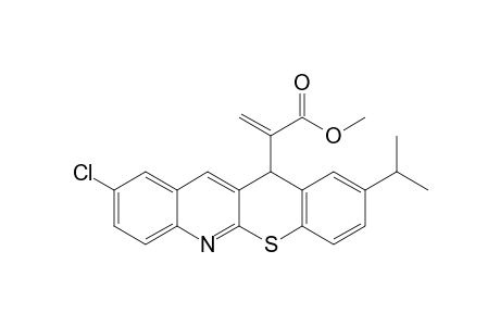 Methyl 2-(9-chloro-2-isopropyl-12H-thiochromeno[2,3-b]quinolin-12-yl)acrylate