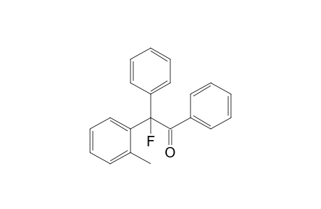 2-Fluoro-2-(2-methylphenyl)-1,2-diphenylethanone