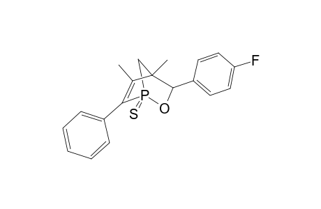 3-(4-Fluorophenyl)-6-phenyl-4,5-dimethyl-1-phospha-2-oxanorborn-5-ene sulfide