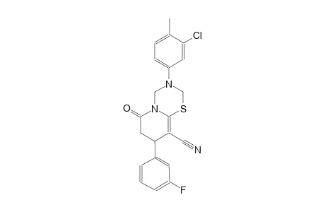 2H,6H-pyrido[2,1-b][1,3,5]thiadiazine-9-carbonitrile, 3-(3-chloro-4-methylphenyl)-8-(3-fluorophenyl)-3,4,7,8-tetrahydro-6-oxo-