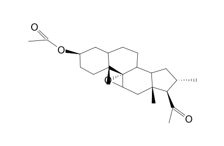 3-BETA-ACETOXY-9-ALPHA,11-ALPHA-EPOXY-16-ALPHA-METHYL-5-ALPHA-PREGNAN-20-ONE