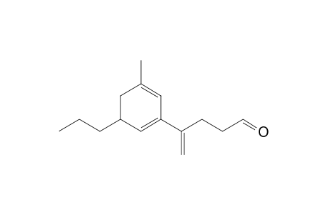 4-(5-Methyl-3-propylcyclohexa-1,5-dien-1-yl)pent-4-enal