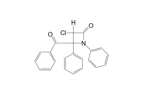 4-benzoyl-3-chloro-1,4-diphenyl-2-azetidinone