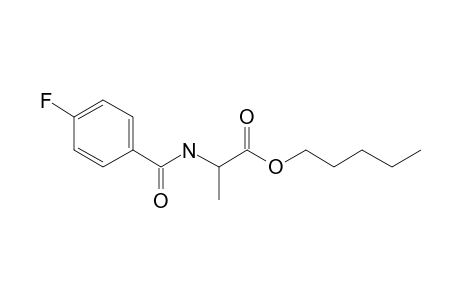 L-Alanine, N-(4-fluorobenzoyl)-, pentyl ester