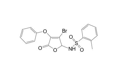 benzenesulfonamide, N-(3-bromo-2,5-dihydro-5-oxo-4-phenoxy-2-furanyl)-2-methyl-