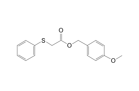 (Phenylthio)acetic acid, (4-methoxyphenyl)methyl ester