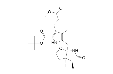 (2SR,3SR,4SR)-9-(TERT.-BUTOXYCARBONYL)-4,3-(EPOXYETHANO)-2,3,4,5-TETRAHYDRO-8-[2-(METHOXYCARBONYL)-ETHYL]-2,7-DIMETHYL-DIPYRRIN-1(10H)-ONE