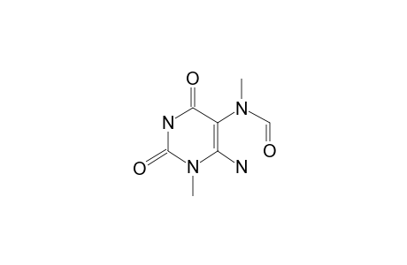 2,4-Pyrimidinedione, 1,2,3,4-tetrahydro-6-amino-5-formylmethylamino-1-methyl-