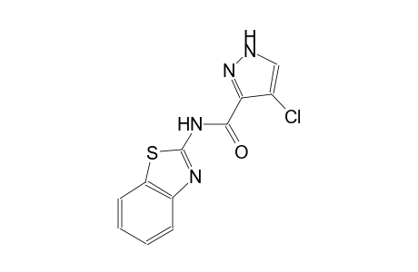 N-(1,3-benzothiazol-2-yl)-4-chloro-1H-pyrazole-3-carboxamide