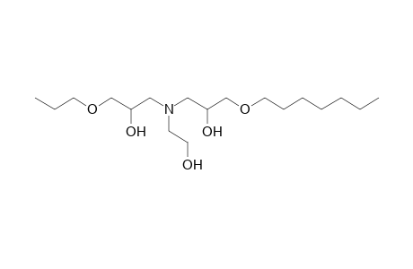 3-Heptyloxy-3'-propoxy-1,1'-(2-hydroxy-ethylimino)di-2-propanol