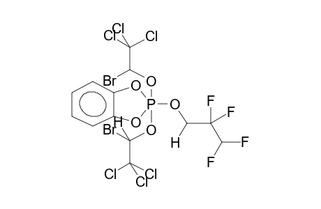 2-(2,2,3,3-TETRAFLUOROPROPOXY)-2,2-BIS(1-BROMO-2,2,2-TRICHLOROETHOXY)-4,5-BENZO-1,3,2-DIOXAPHOSPHOLANE (DIASTEREOMER MIXTURE)