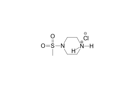 piperazinium, 1-(methylsulfonyl)-, chloride