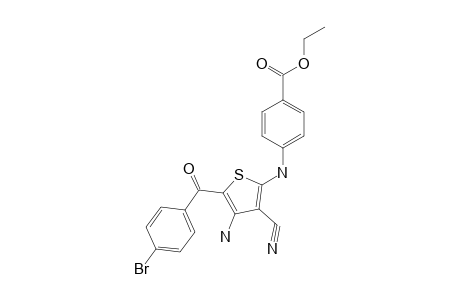 p-{[4-amino-5-(p-bromobenzoyl)-3-cyano-2-thienyl]amino}benzoic acid, ethyl ester