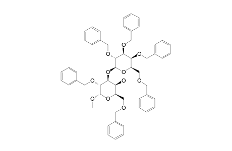 METHYL-2,6-DI-O-BENZYL-3-O-(2,3,4,6-TETRA-O-BENZYL-BETA-D-GLUCOPYRANOSYL)-ALPHA-D-GALACTOPYRANOSIDE