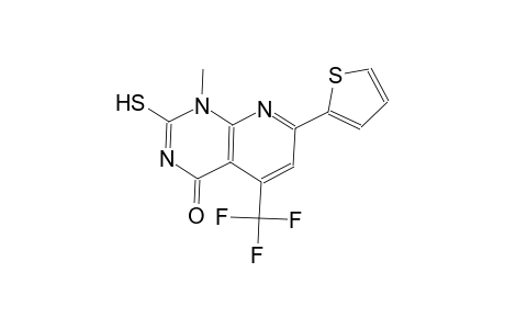 pyrido[2,3-d]pyrimidin-4(1H)-one, 2-mercapto-1-methyl-7-(2-thienyl)-5-(trifluoromethyl)-