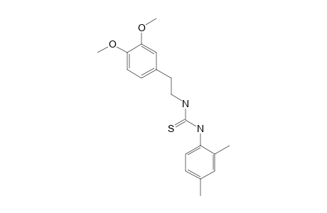 1-(3,4-dimethoxyphenethyl)-2-thio-3-(2,4-xylyl)urea