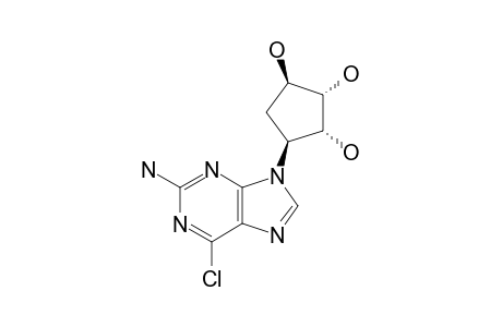 (+/-)-(1-ALPHA,2-BETA,3-BETA,4-BETA)-4-(2-AMINO-6-CHLORO-9H-PURIN-9-YL)-1,2,3-CYClOPENTANETRIOL