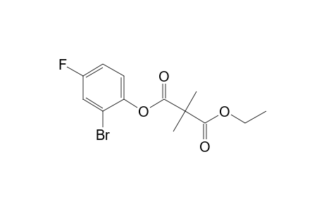 Dimethylmalonic acid, 2-bromo-4-fluorophenyl ethyl ester