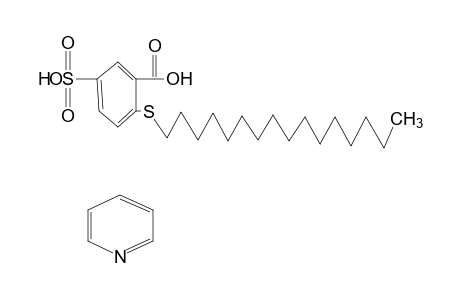 2-(hexadecylthio)-5-sulfobenzoic acid, compound with pyridine(1:1)