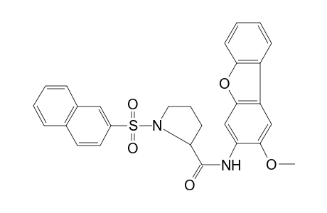 N-(2-methoxy-3-dibenzofuranyl)-1-(2-naphthalenylsulfonyl)-2-pyrrolidinecarboxamide