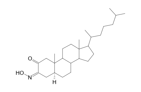 5.alpha.-chloestan-2,3-dione 3-oxime