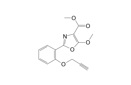 Methyl 5-methoxy-2-[2-(prop-2-yn-1-yloxy)phenyl]-1,3-oxazole-4-carboxylate