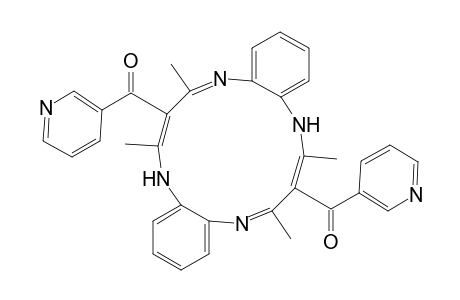 7,16-Dinicotinoyl-5,14-dihydro-6,8,15,17-tetramethyldibenzo[b,I]-[1,4,8,11]tetraazacyclotetradecine